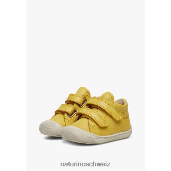 Naturino Kokon vl Erste-Schritte-Schuhe aus Nappaleder Kinder Gelb 66HJ221