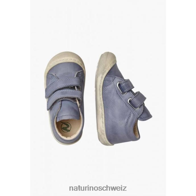 Naturino Kokon vl Erste-Schritte-Schuhe aus Nappaleder Kinder Himmelblau 66HJ218