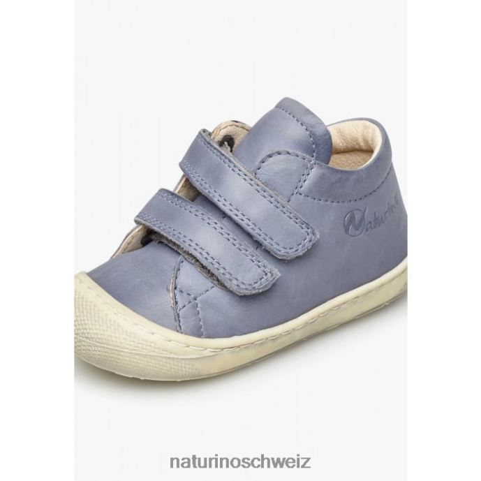 Naturino Kokon vl Erste-Schritte-Schuhe aus Nappaleder Kinder Himmelblau 66HJ218
