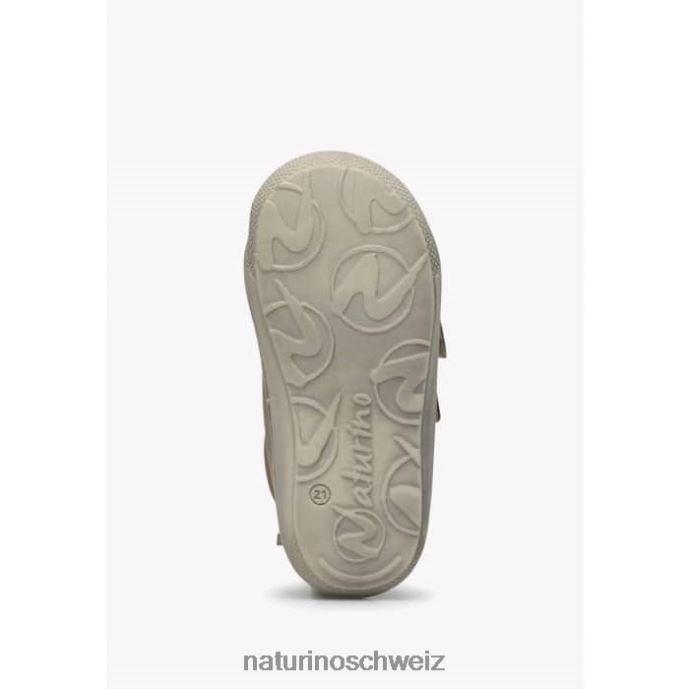 Naturino Kokon vl Erste-Schritte-Schuhe aus Nappaleder Kinder Taubengrau 66HJ184