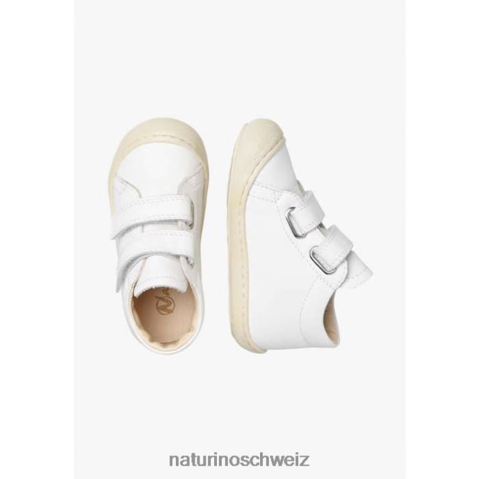 Naturino Kokon vl Erste-Schritte-Schuhe aus Nappaleder Kinder Weiss 66HJ216