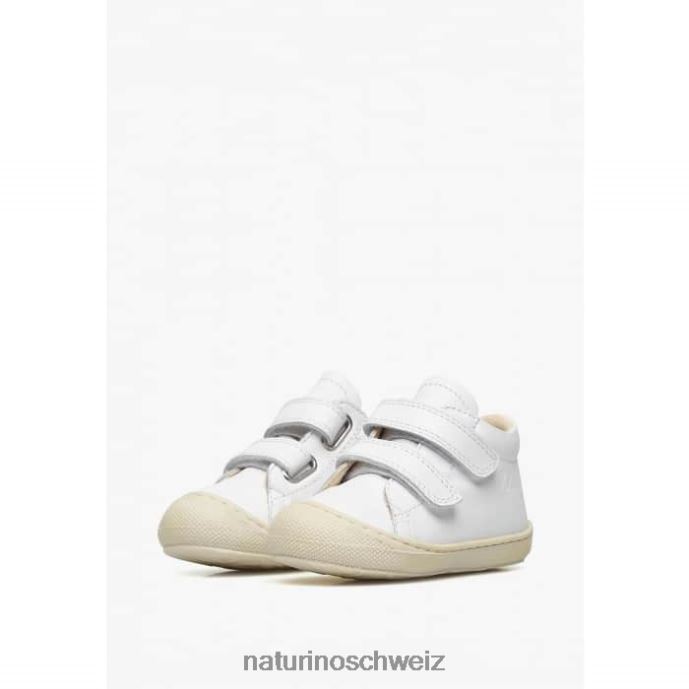 Naturino Kokon vl Erste-Schritte-Schuhe aus Nappaleder Kinder Weiss 66HJ216