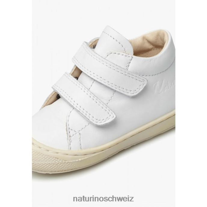 Naturino Kokon vl Erste-Schritte-Schuhe aus Nappaleder Kinder Weiss 66HJ216