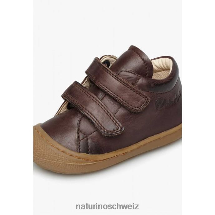 Naturino Kokon vl Erste-Schritte-Schuhe aus Nappaleder Kinder dunkelbraun 66HJ195