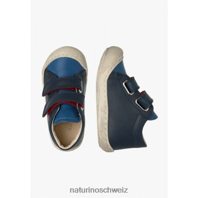 Naturino Kokon vl Erste-Schritte-Schuhe aus Nappaleder Kinder marineblau-hellblau 66HJ61