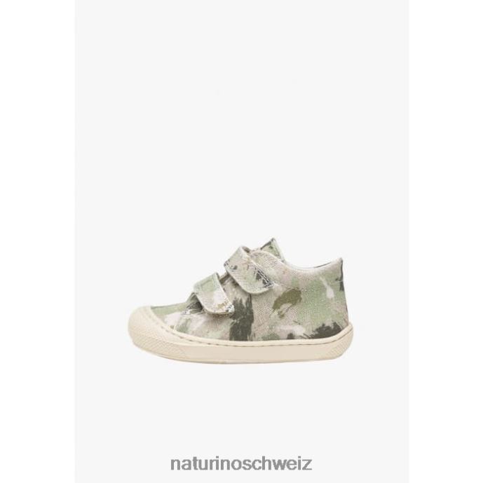 Naturino Kokon vl Erste-Schritte-Schuhe aus Stoff Kinder Armeegrün 66HJ82