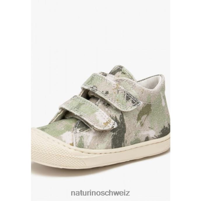 Naturino Kokon vl Erste-Schritte-Schuhe aus Stoff Kinder Armeegrün 66HJ82