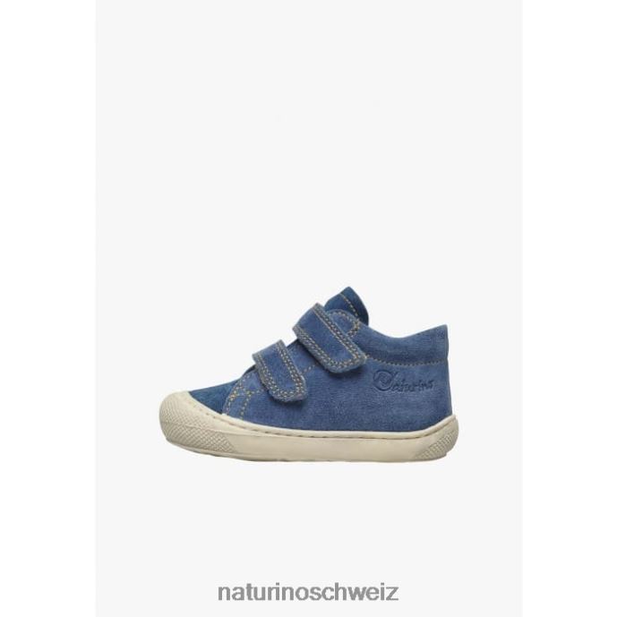 Naturino Kokon vl Erste-Schritte-Schuhe aus Wildleder Kinder Blau 66HJ172