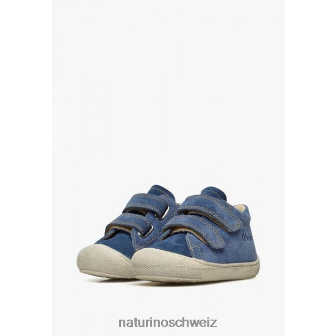 Naturino Kokon vl Erste-Schritte-Schuhe aus Wildleder Kinder Blau 66HJ172