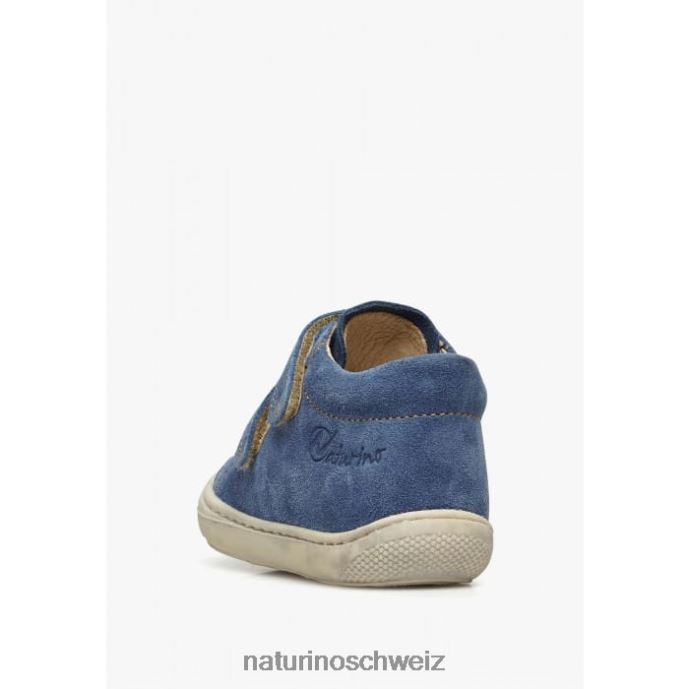 Naturino Kokon vl Erste-Schritte-Schuhe aus Wildleder Kinder Blau 66HJ172