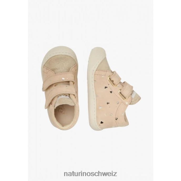 Naturino Kokon vl Erste-Schritte-Schuhe aus Wildleder Kinder Platin 66HJ147