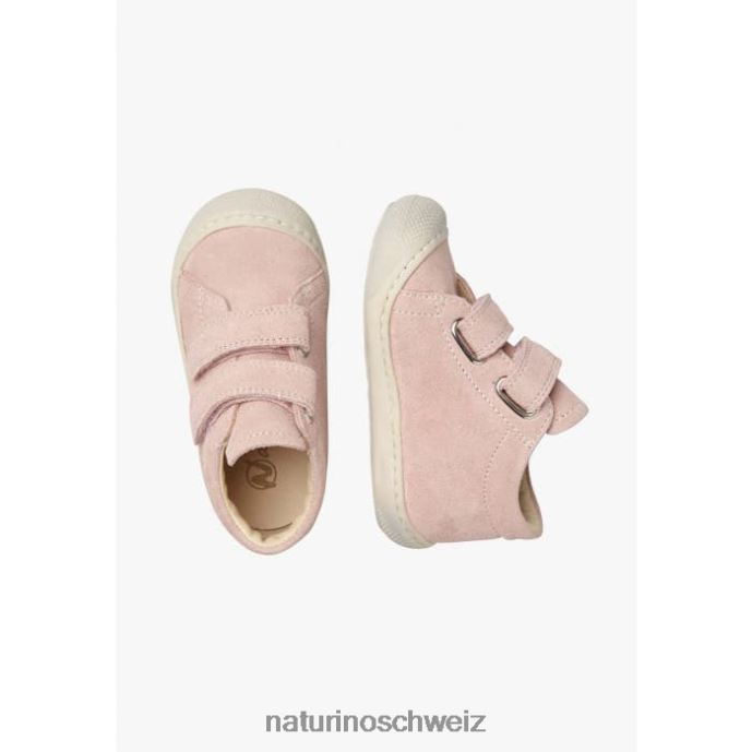 Naturino Kokon vl Erste-Schritte-Schuhe aus Wildleder Kinder Puderrosa 66HJ65