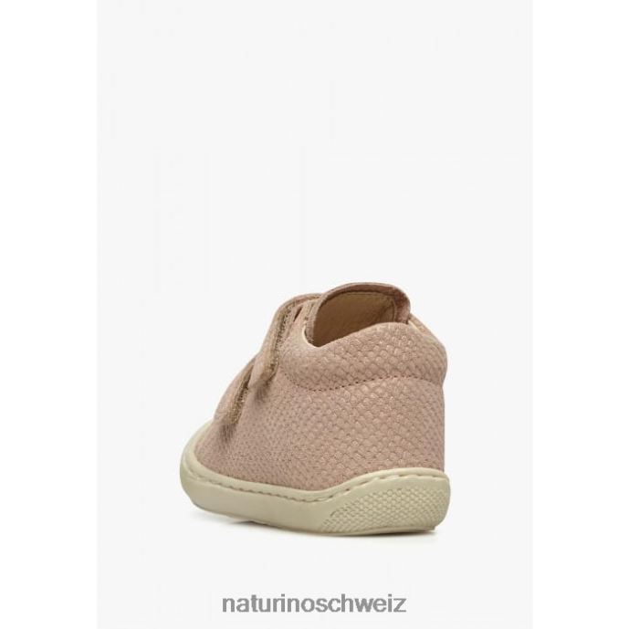 Naturino Kokon vl Erste-Schritte-Schuhe aus Wildleder Kinder Puderrosa 66HJ98