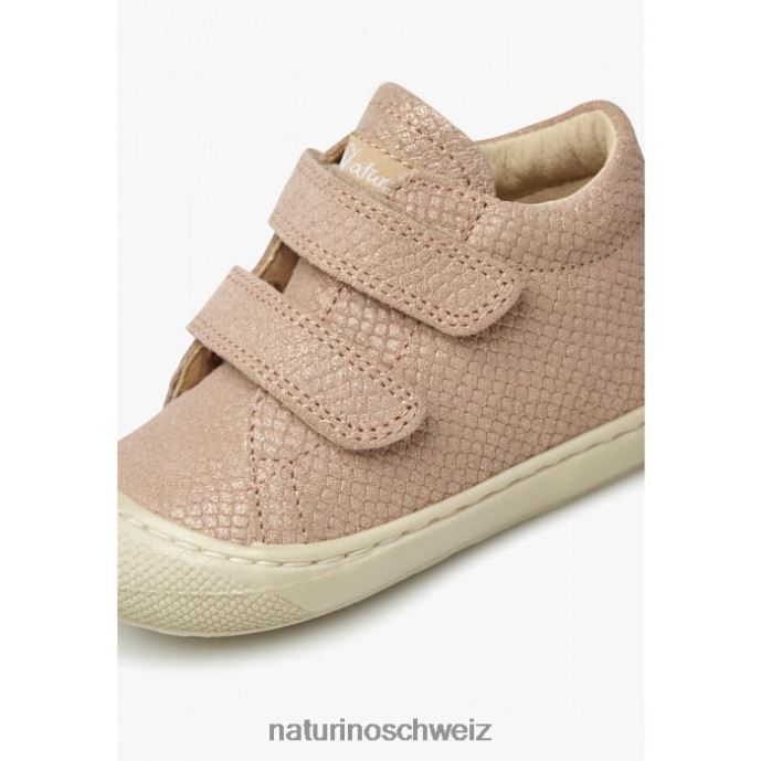 Naturino Kokon vl Erste-Schritte-Schuhe aus Wildleder Kinder Puderrosa 66HJ98