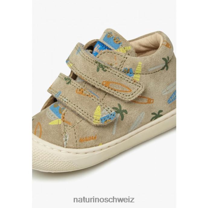 Naturino Kokon vl Erste-Schritte-Schuhe aus Wildleder Kinder Taubengrau 66HJ161