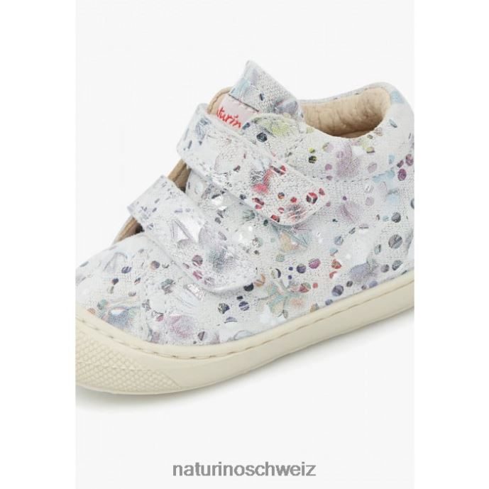 Naturino Kokon vl Erste-Schritte-Schuhe aus Wildleder Kinder Weiss 66HJ181
