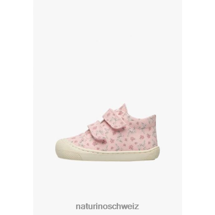 Naturino Kokon vl Lauflernschuhe aus Stoff mit Rosendruck Kinder Rosa 66HJ156