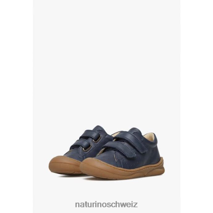 Naturino gabby vl Erste-Schritte-Schuhe aus Nappaleder Kinder Blau 66HJ126