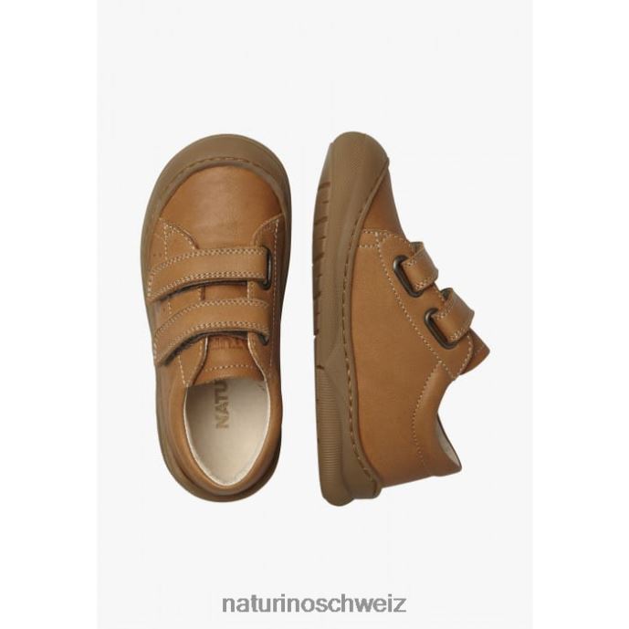 Naturino gabby vl Erste-Schritte-Schuhe aus Nappaleder Kinder braun 66HJ129