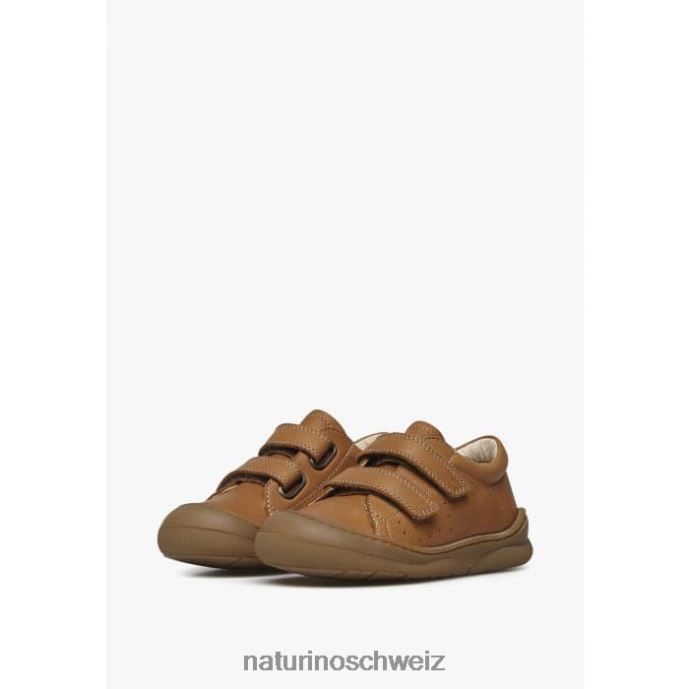 Naturino gabby vl Erste-Schritte-Schuhe aus Nappaleder Kinder braun 66HJ129