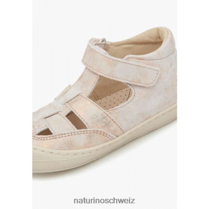 Naturino Bündel Wildleder-Sandalen für den ersten Schritt Kinder Rosa 66HJ574