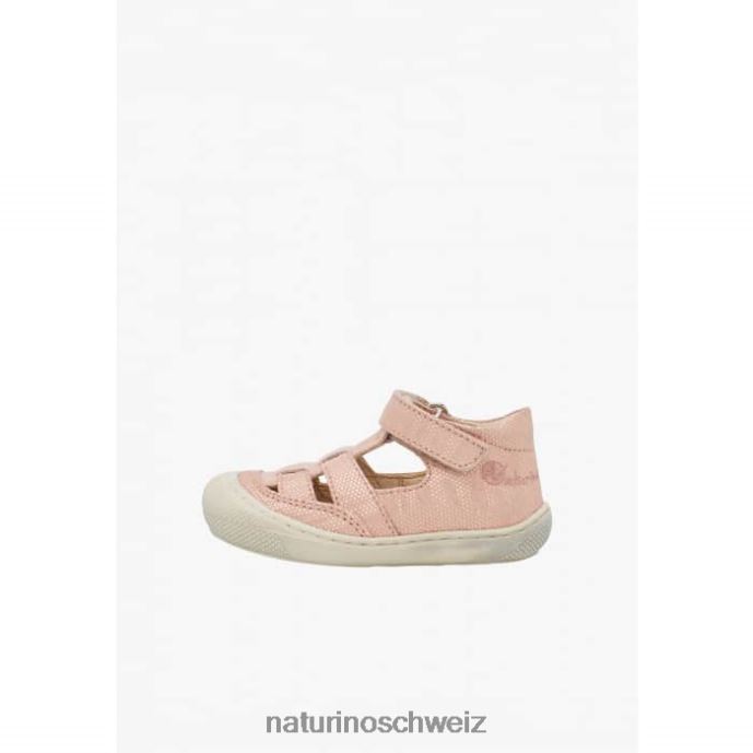 Naturino Bündel halboffene laminierte Sandalen Kinder Rosa 66HJ573
