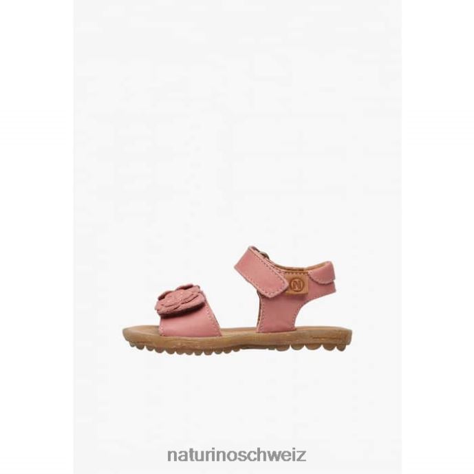 Naturino Begonie Sandalen aus Nappaleder mit applizierten Blumen Kinder leuchtend rosa 66HJ231