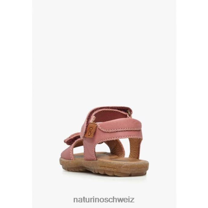 Naturino Begonie Sandalen aus Nappaleder mit applizierten Blumen Kinder leuchtend rosa 66HJ231