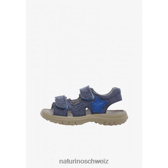 Naturino Dock Jeanssandalen mit Klettverschluss Kinder hellblau 66HJ544