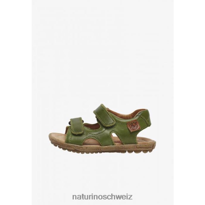 Naturino Himmel Sandalen aus Nappaleder Kinder Grün 66HJ355