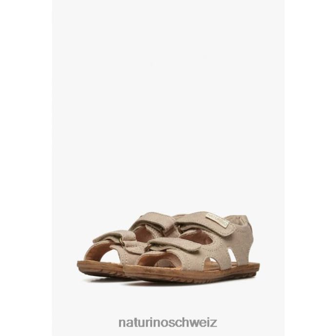 Naturino Himmel organisch Sandalen aus Bio-Stoff Kinder Beige 66HJ18