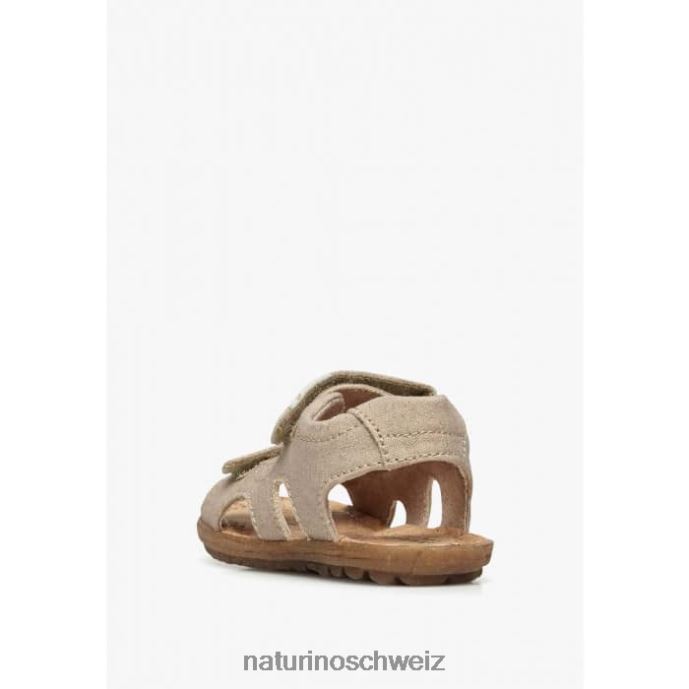 Naturino Himmel organisch Sandalen aus Bio-Stoff Kinder Beige 66HJ18