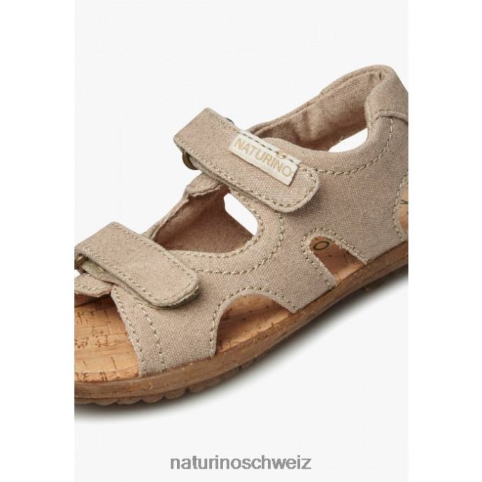 Naturino Himmel organisch Sandalen aus Bio-Stoff Kinder Beige 66HJ18