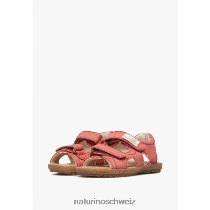 Naturino Himmel organisch Sandalen aus Bio-Stoff Kinder leuchtend rosa 66HJ20