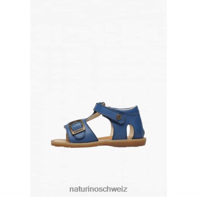 Naturino Quarz Ledersandalen mit Klettverschluss Kinder hellblau 66HJ293