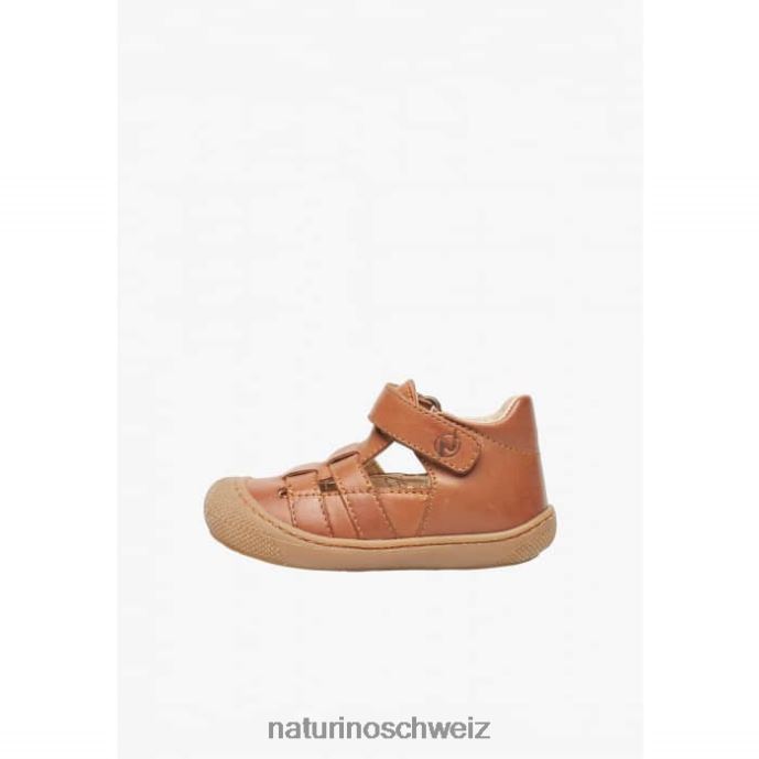 Naturino bede Halboffene Ledersandalen Kinder braun 66HJ349