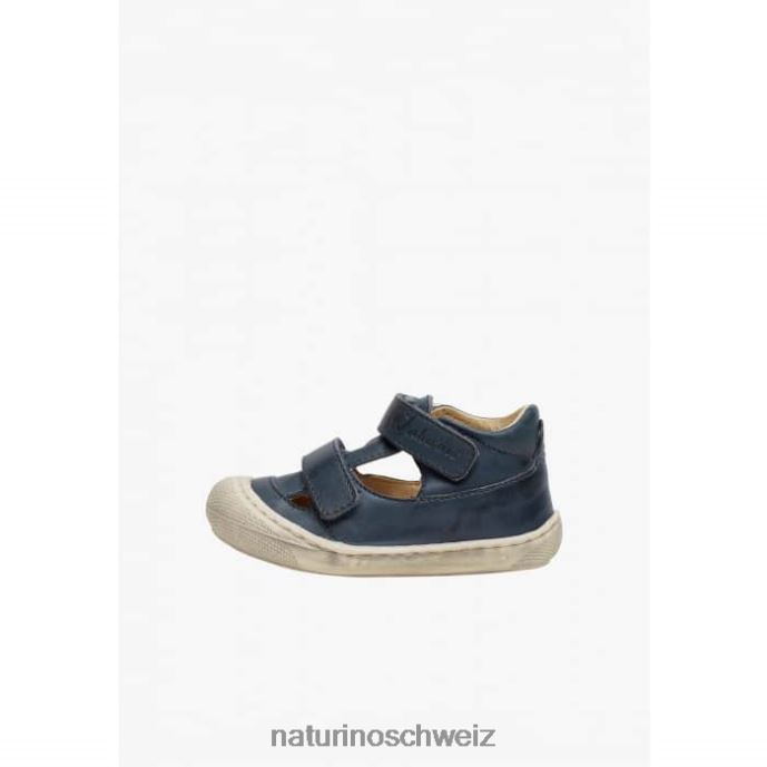 Naturino geschwollen halbgeschlossene Sandalen Kinder Blau 66HJ585