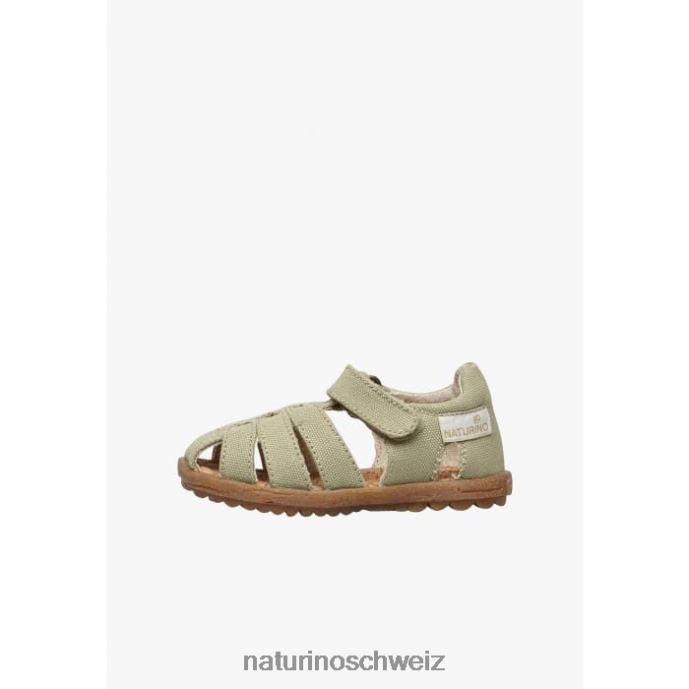 Naturino siehe Bio halboffene Sandalen aus Bio-Stoff Kinder Grün 66HJ21