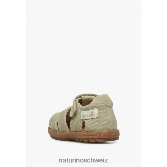 Naturino siehe Bio halboffene Sandalen aus Bio-Stoff Kinder Grün 66HJ21