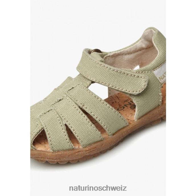 Naturino siehe Bio halboffene Sandalen aus Bio-Stoff Kinder Grün 66HJ21