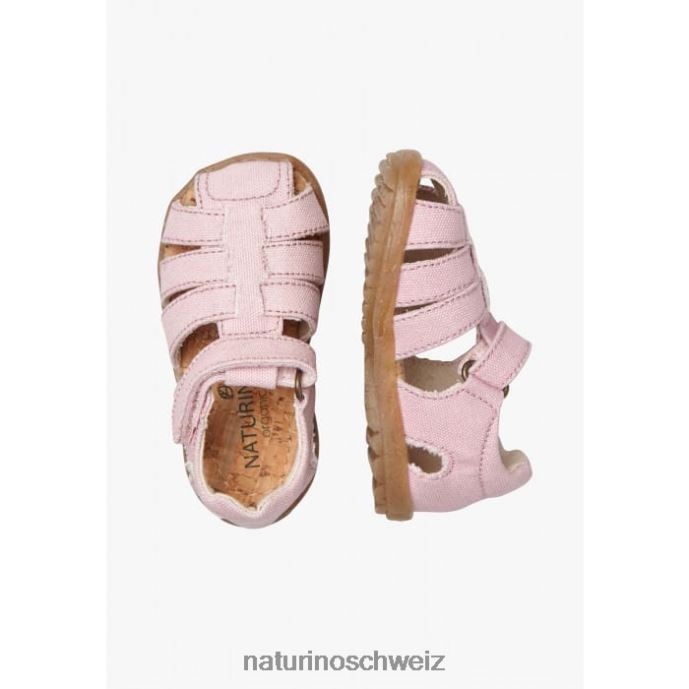 Naturino siehe Bio halboffene Sandalen aus Bio-Stoff Kinder Rosa 66HJ22
