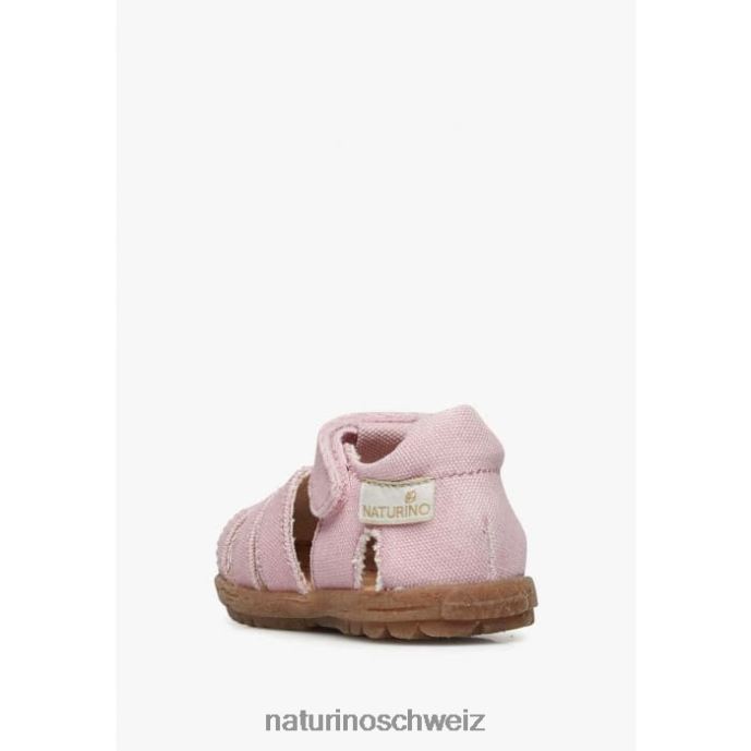 Naturino siehe Bio halboffene Sandalen aus Bio-Stoff Kinder Rosa 66HJ22