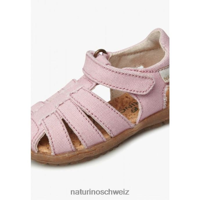 Naturino siehe Bio halboffene Sandalen aus Bio-Stoff Kinder Rosa 66HJ22