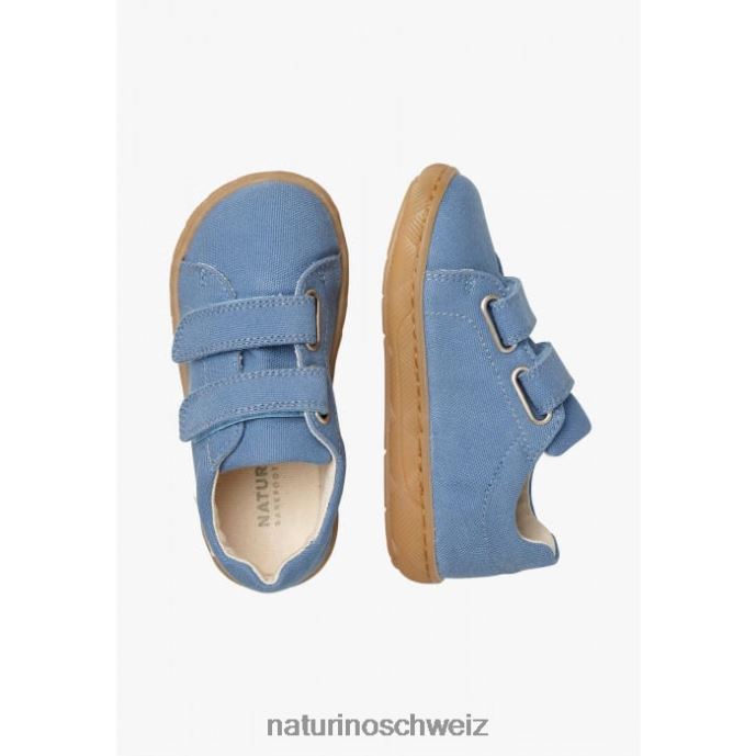 Naturino Arbia vl Bio Sneakers aus Bio-Stoff Kinder hellblau 66HJ23