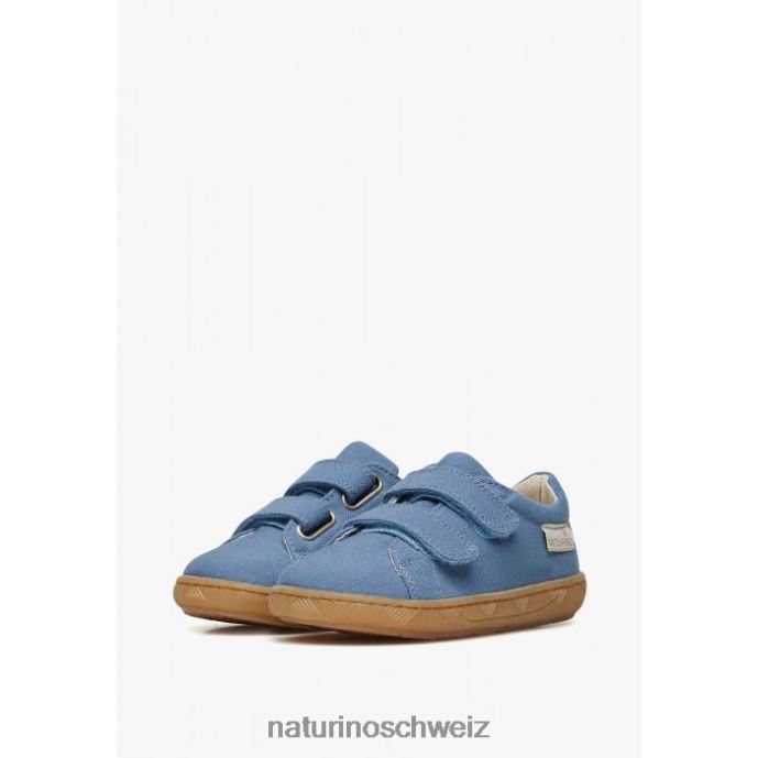 Naturino Arbia vl Bio Sneakers aus Bio-Stoff Kinder hellblau 66HJ23