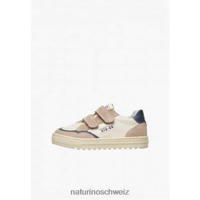 Naturino Ariton vl. Sneakers aus Leder und Wildleder Kinder beige-weiß 66HJ495