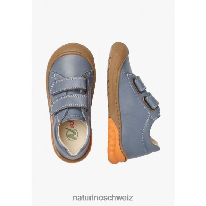 Naturino Baby vl Slip-On-Sneaker aus Leder Kinder Blau 66HJ213