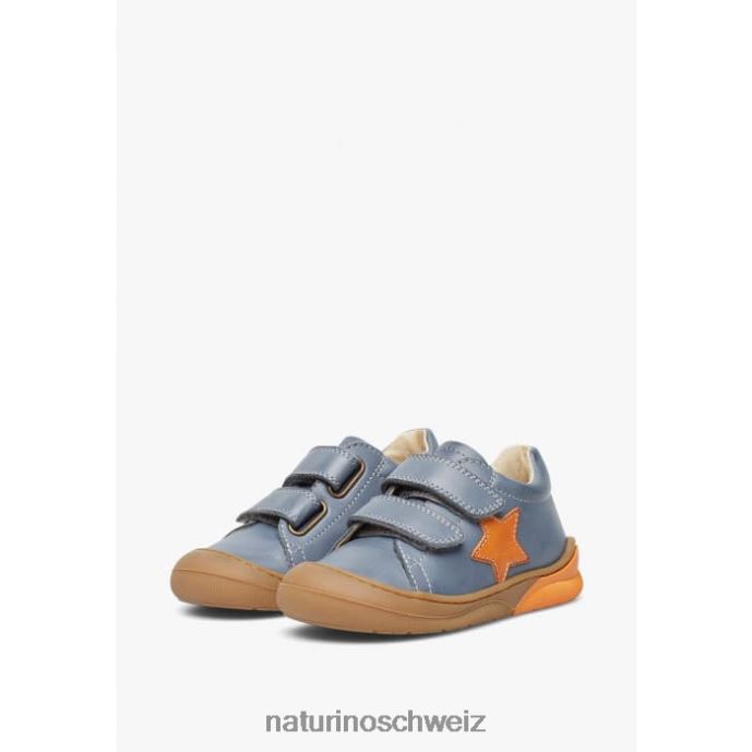 Naturino Baby vl Slip-On-Sneaker aus Leder Kinder Blau 66HJ213