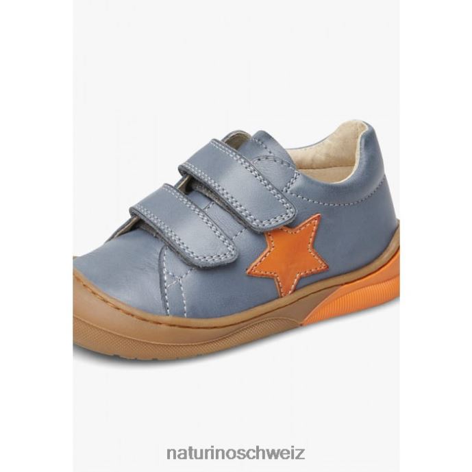 Naturino Baby vl Slip-On-Sneaker aus Leder Kinder Blau 66HJ213