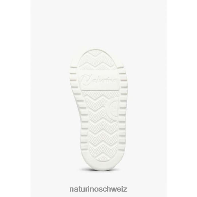 Naturino Blitz-Reißverschluss. Sneakers aus Leder und Wildleder Kinder Puderrosa 66HJ383